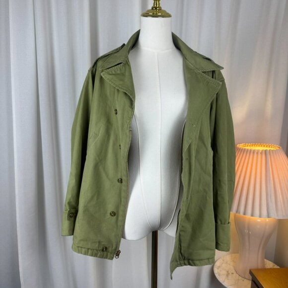 WWII 1942 U.S. Army OD Field Jacket Replica by WWII Impressions sz 42R/Large - Picture 13 of 16